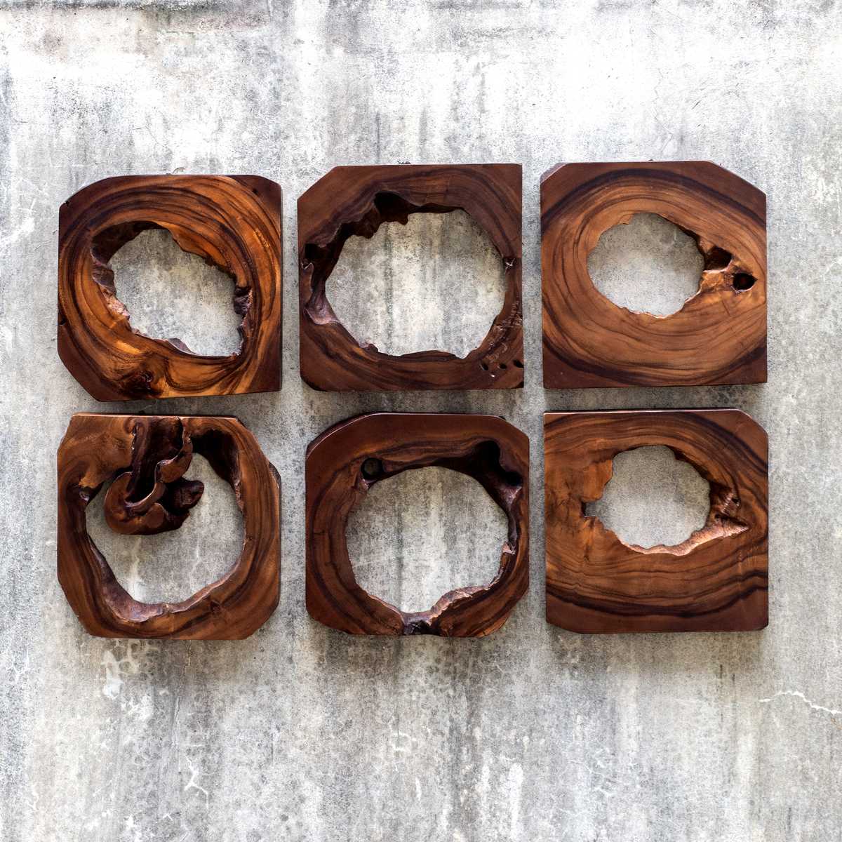 Adlai Wood Wall Decor, S/6