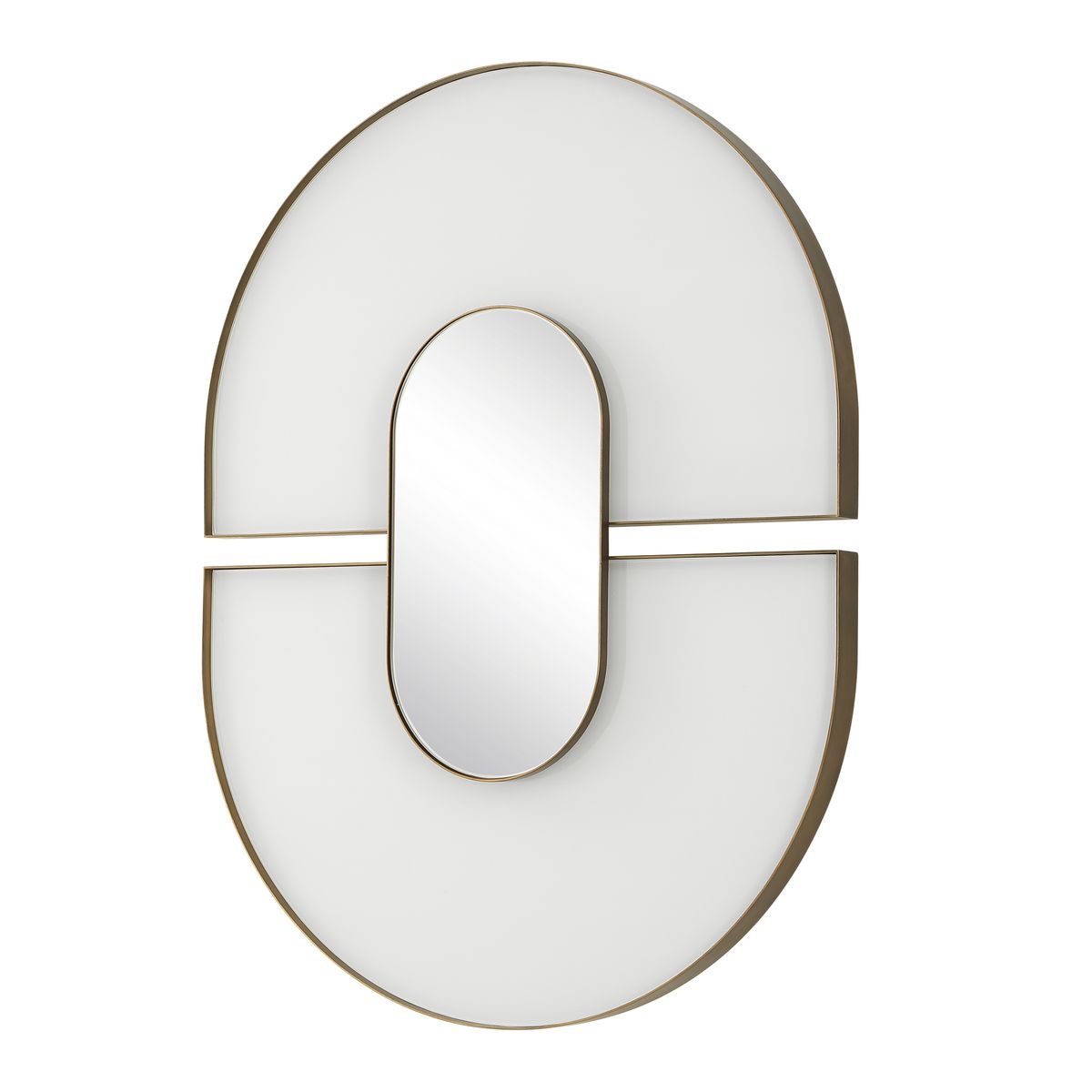 Encase Oval Mirror