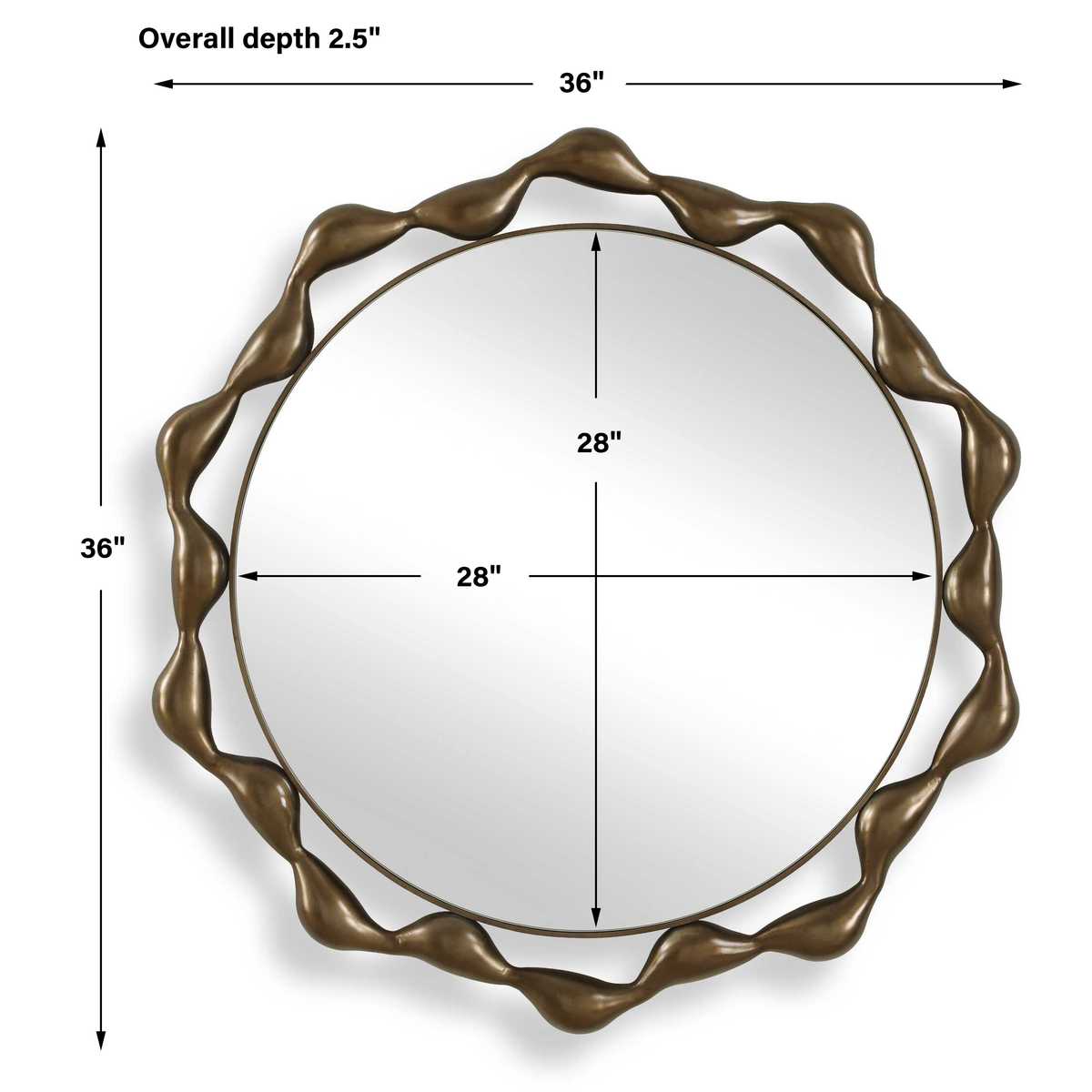Remolino Round Mirror