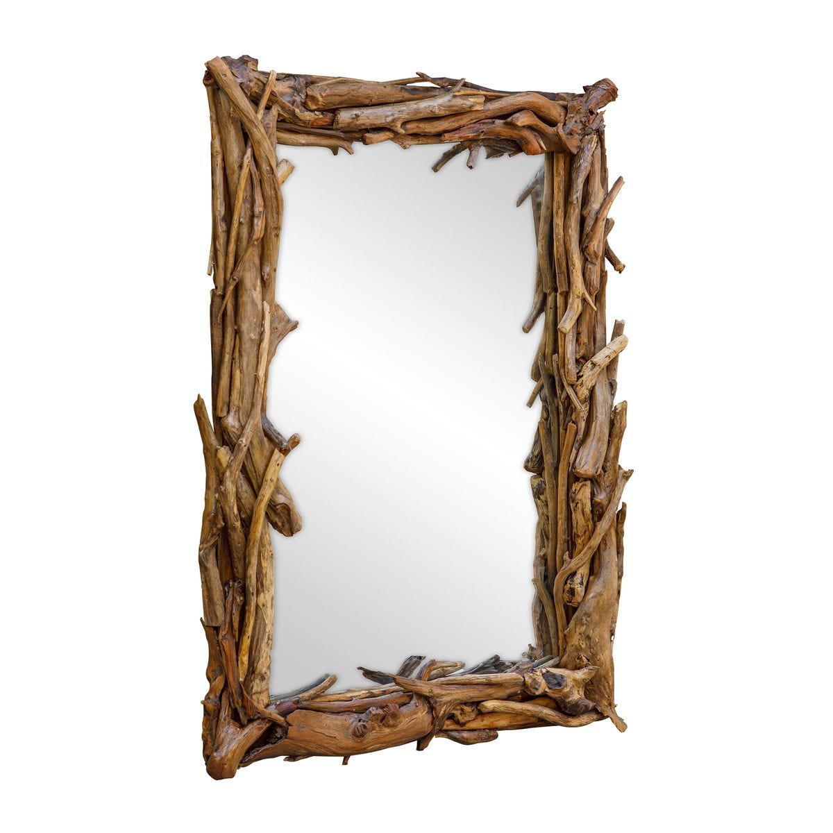 Rooted Reflection Mirror, Natural