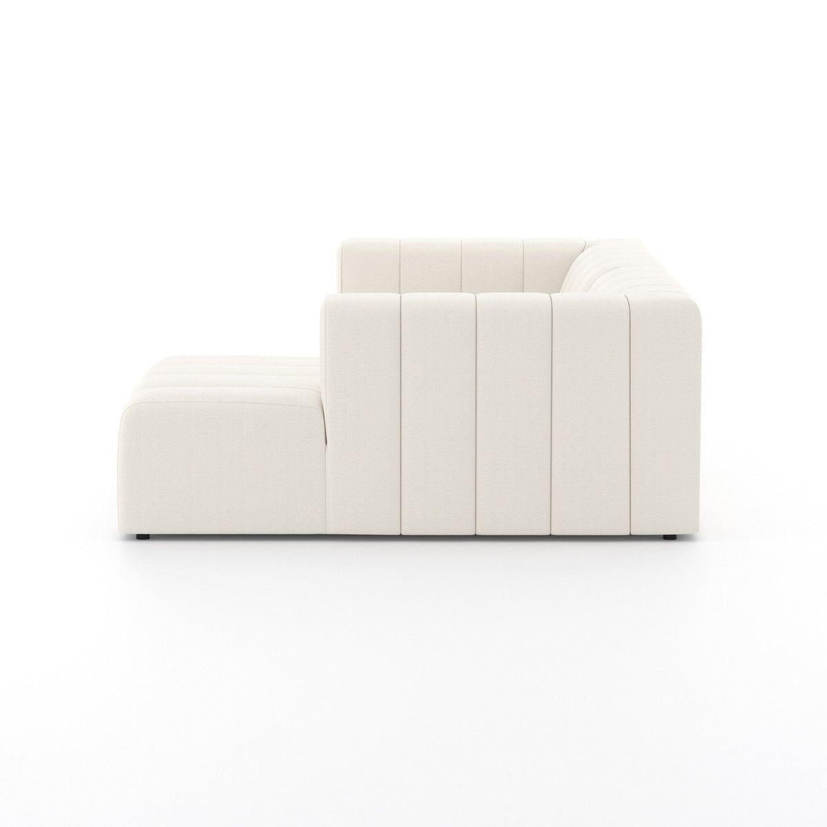 Langham Channeled 2pc Sectional Raf Chaise