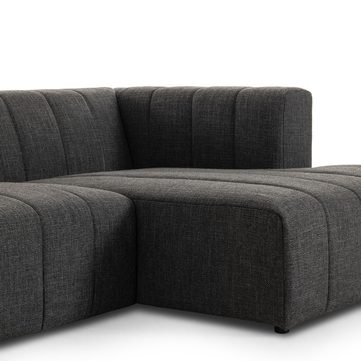 Langham Channeled 2pc Sectional Raf Chaise