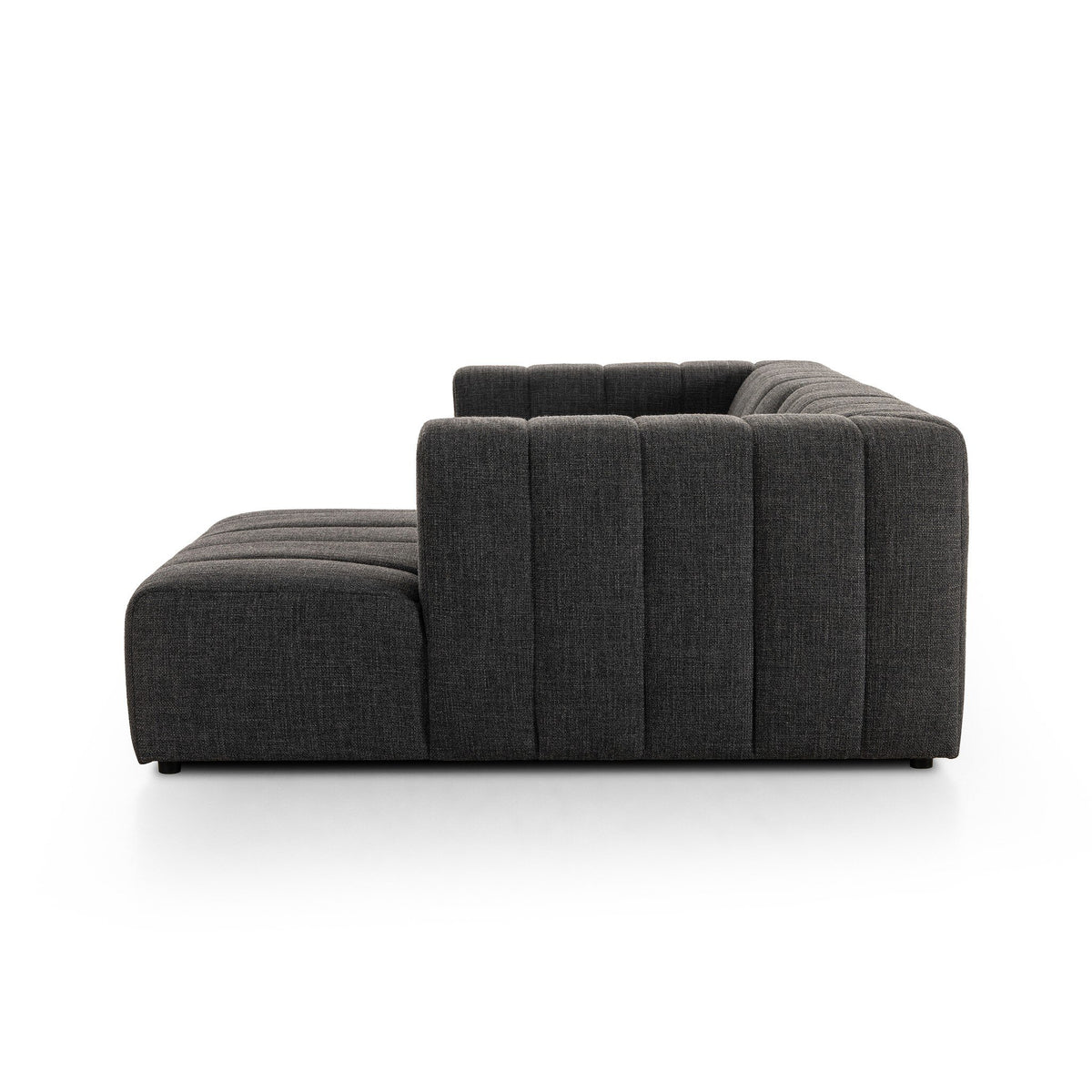 Langham Channeled 2pc Sectional Raf Chaise
