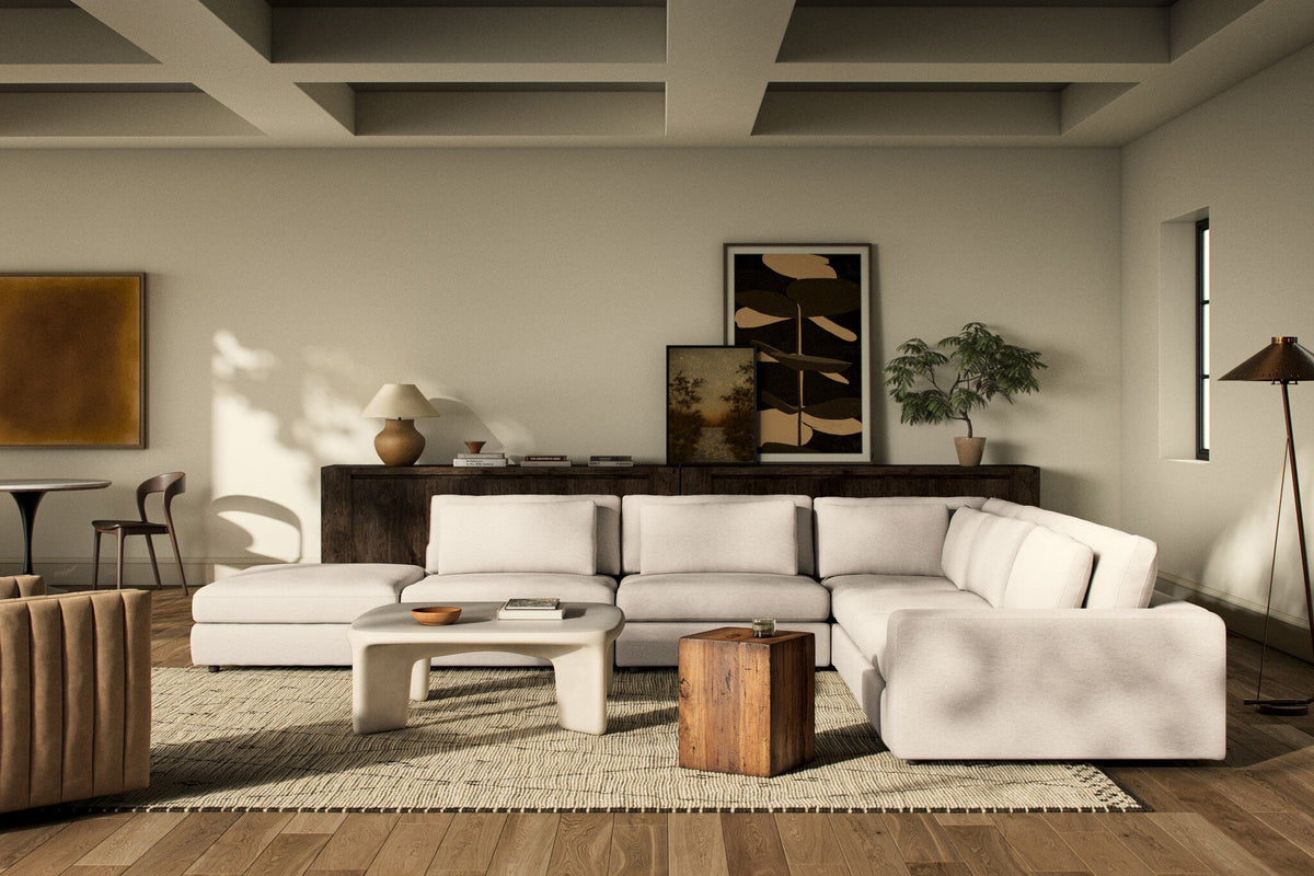 Bloor 5pc Sectional Raf W/ Ottoman