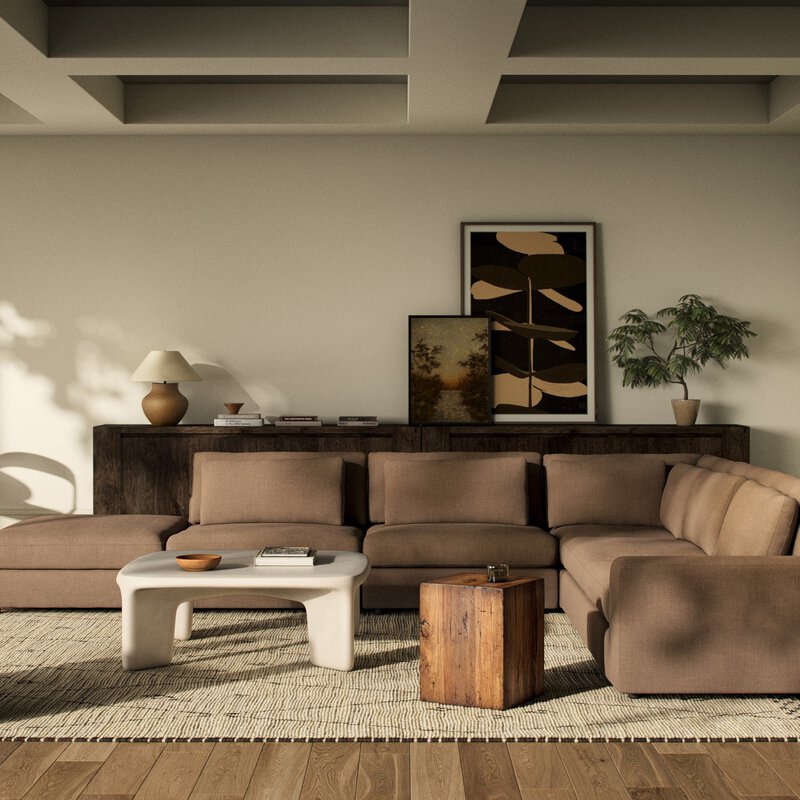 Bloor 5pc Sectional Raf W/ Ottoman