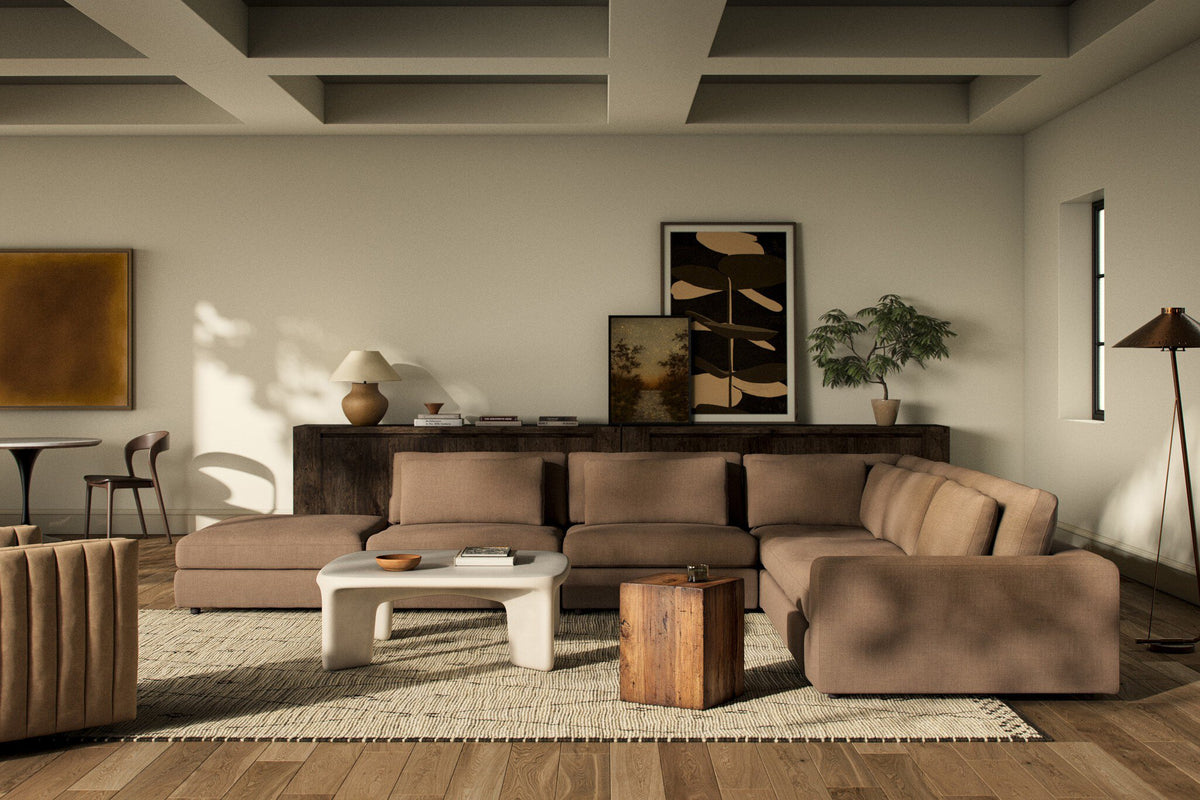 Bloor 5pc Sectional Raf W/ Ottoman