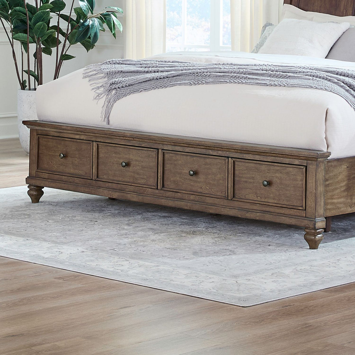 104-BR16FS - King Storage Footboard - Liberty Furniture