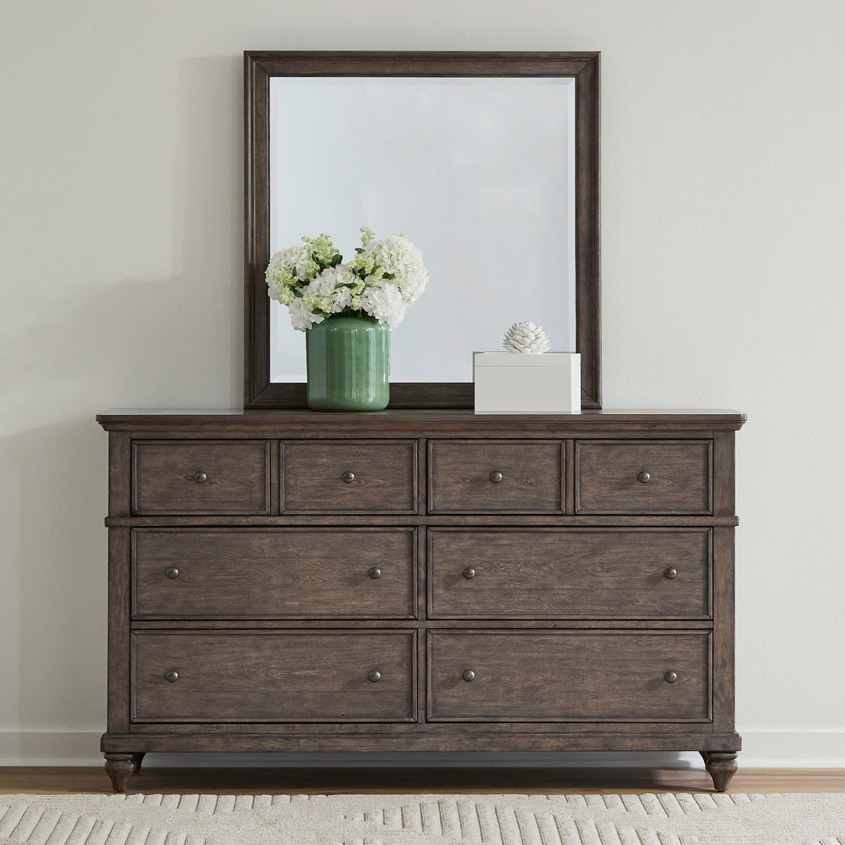 104G-BR-DM - Dresser & Mirror - Liberty Furniture