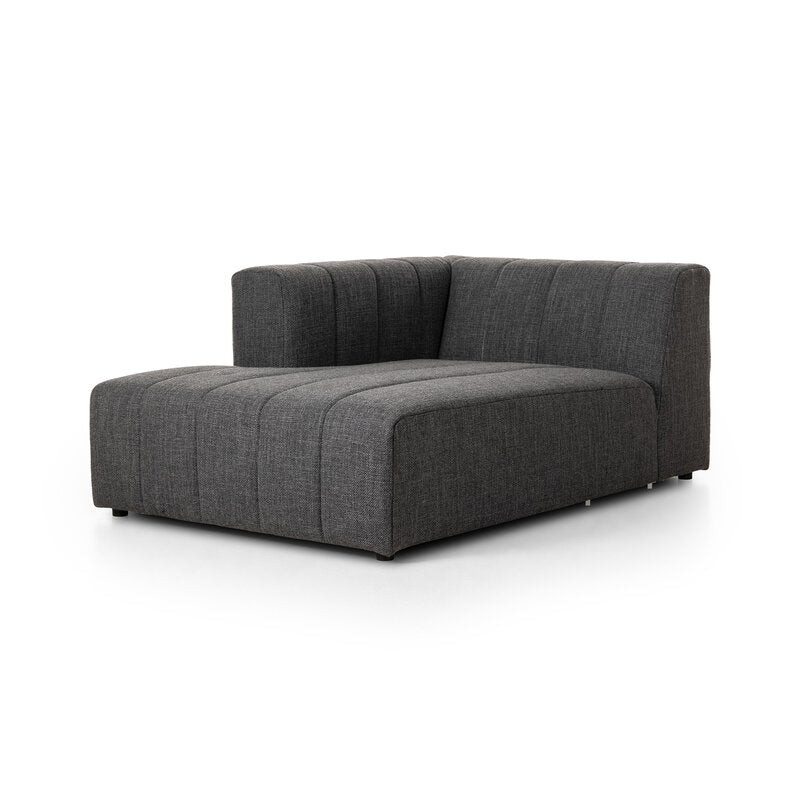 Langham Channeled Laf Chaise Pc
