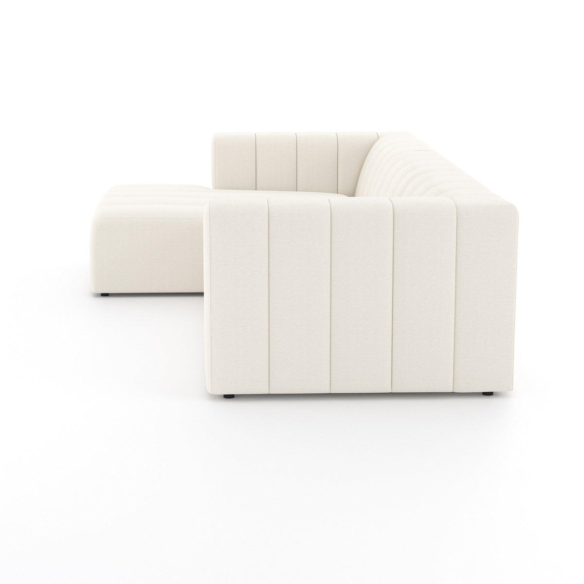 Langham Channeled 3pc Sectional-Laf Chaise