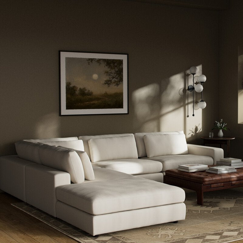 Bloor 4pc Raf Sectional W/ Ottoman