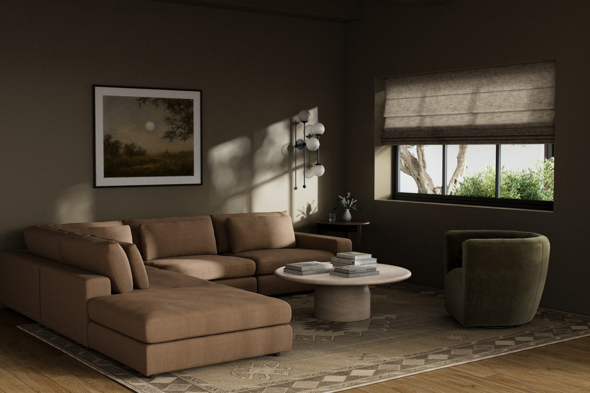 Bloor 4pc Raf Sectional W/ Ottoman
