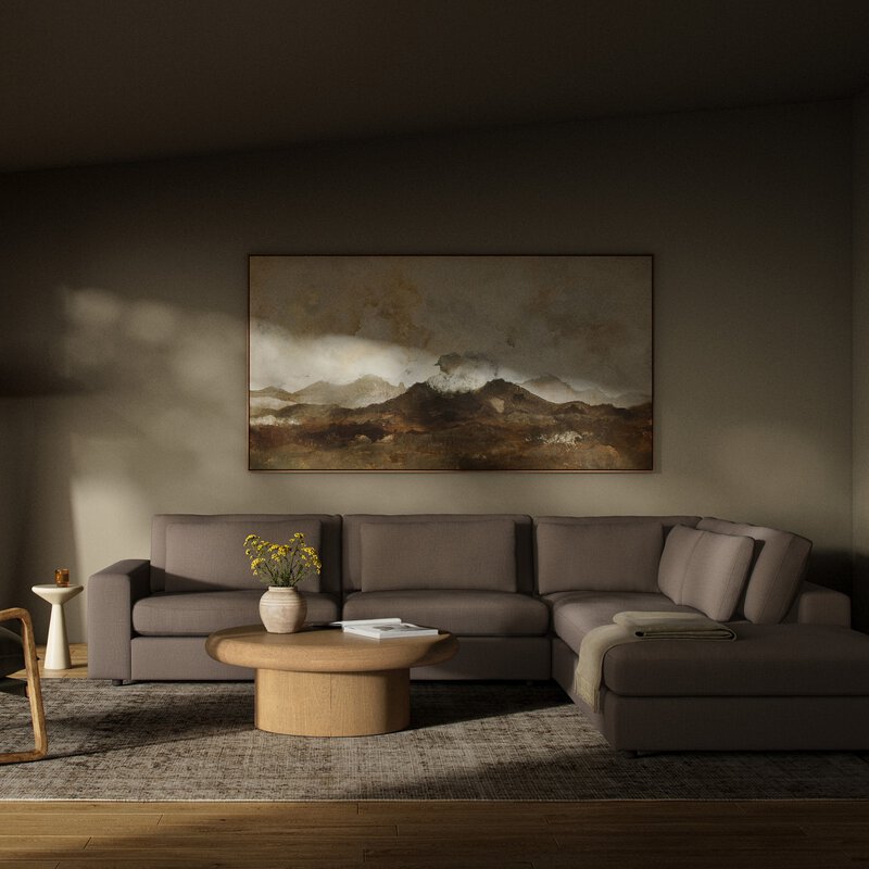 Bloor 4pc Laf Sectional W/ Ottoman