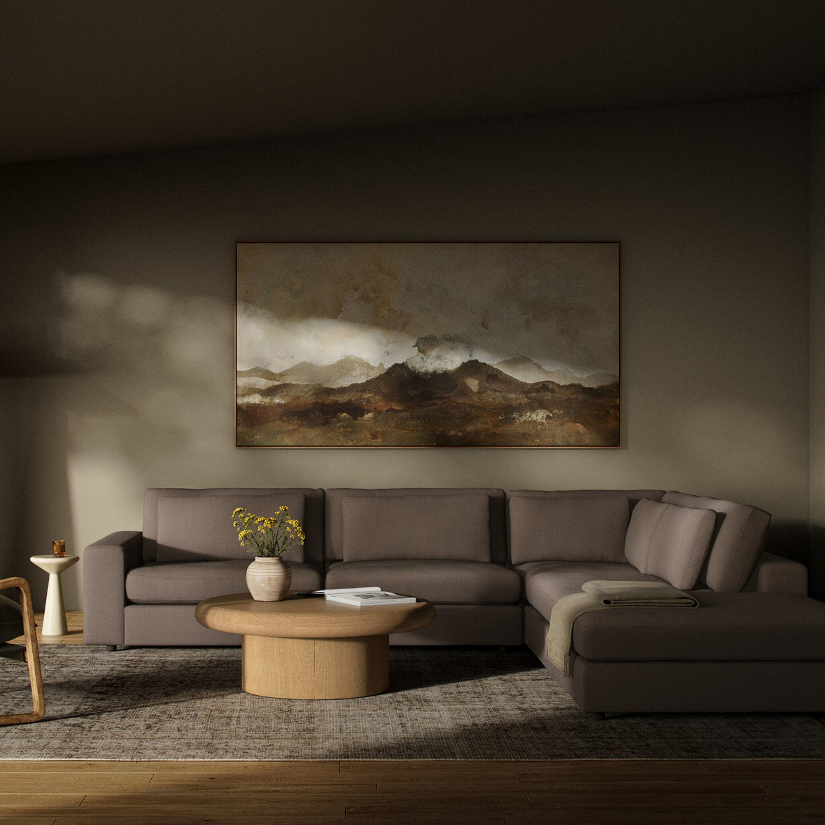 Bloor 4pc Laf Sectional W/ Ottoman