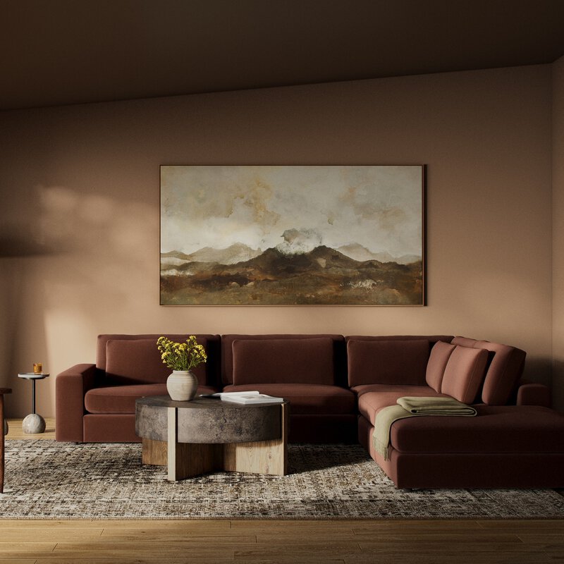 Bloor 4pc Laf Sectional W/ Ottoman