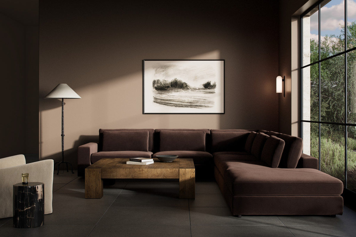 Bloor 5pc Sectional Laf W/ Ottoman