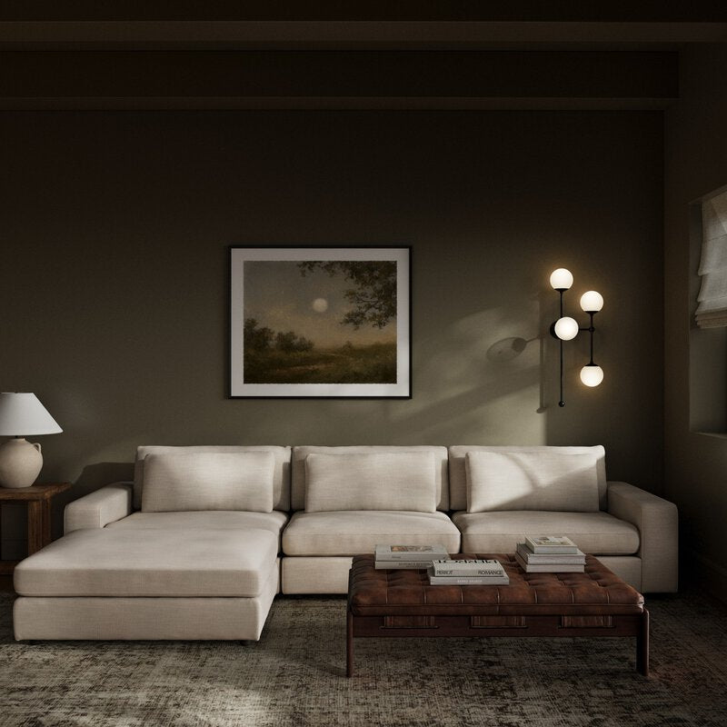 Bloor 3 Pc Sectional W/ Ottoman