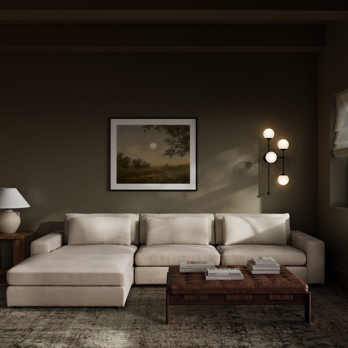 Bloor 3 Pc Sectional W/ Ottoman