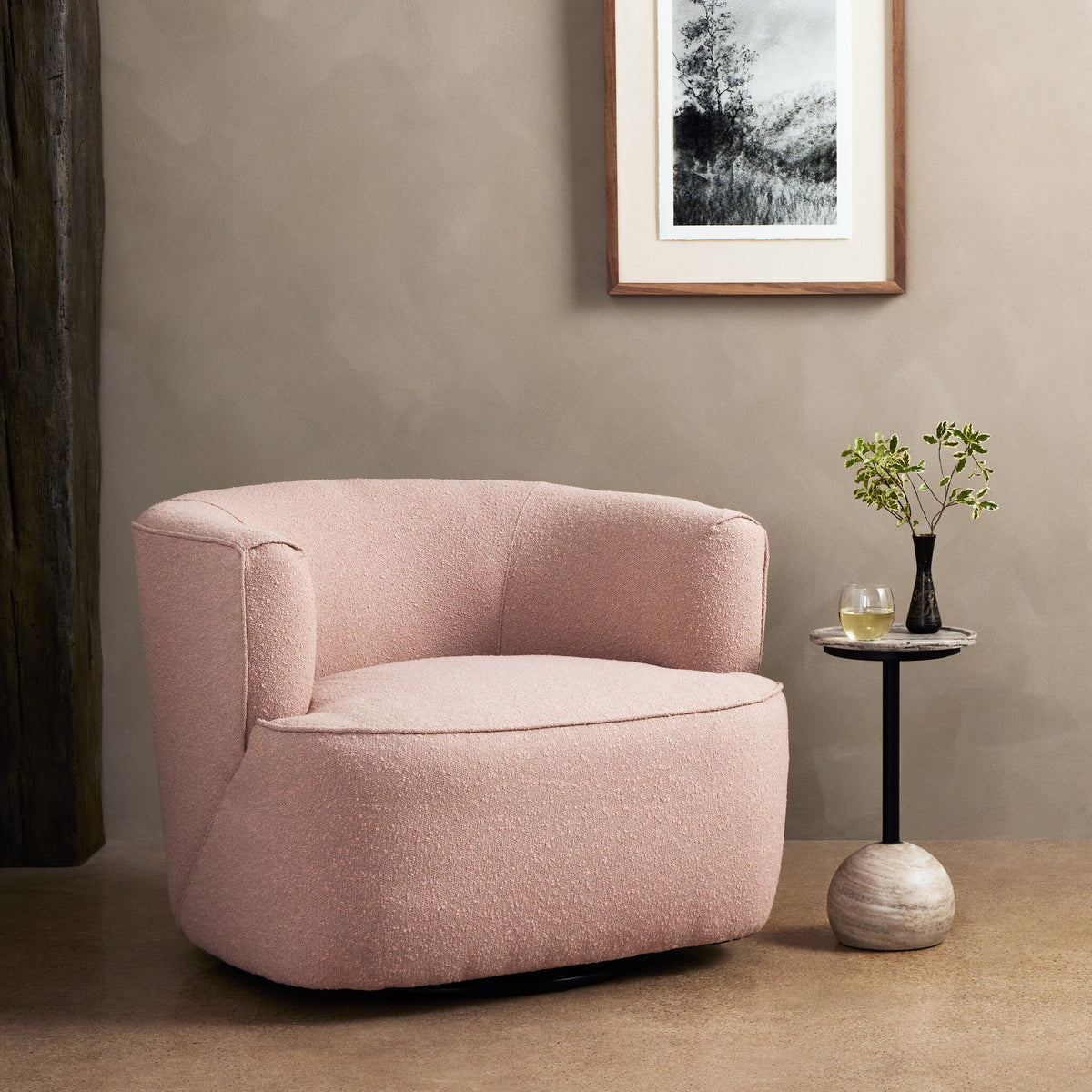 Mila Swivel Chair - Four Hands (107195-018)