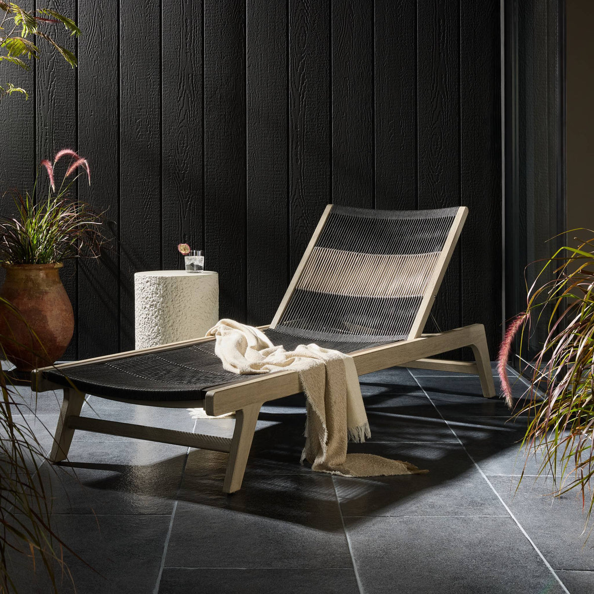Julian Outdoor Chaise Lounge