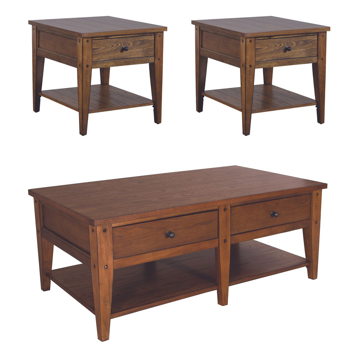 110-OT-3PCS - 3 Piece Set (1-Cocktail 2-End Tables) - Liberty Furniture