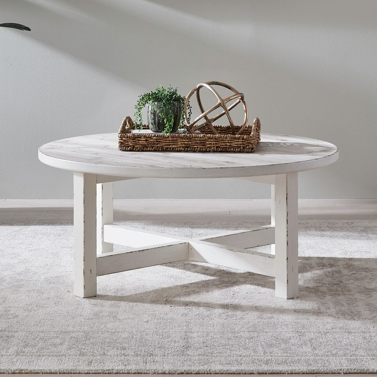 142-OT1011 - Round Cocktail Table - Liberty Furniture