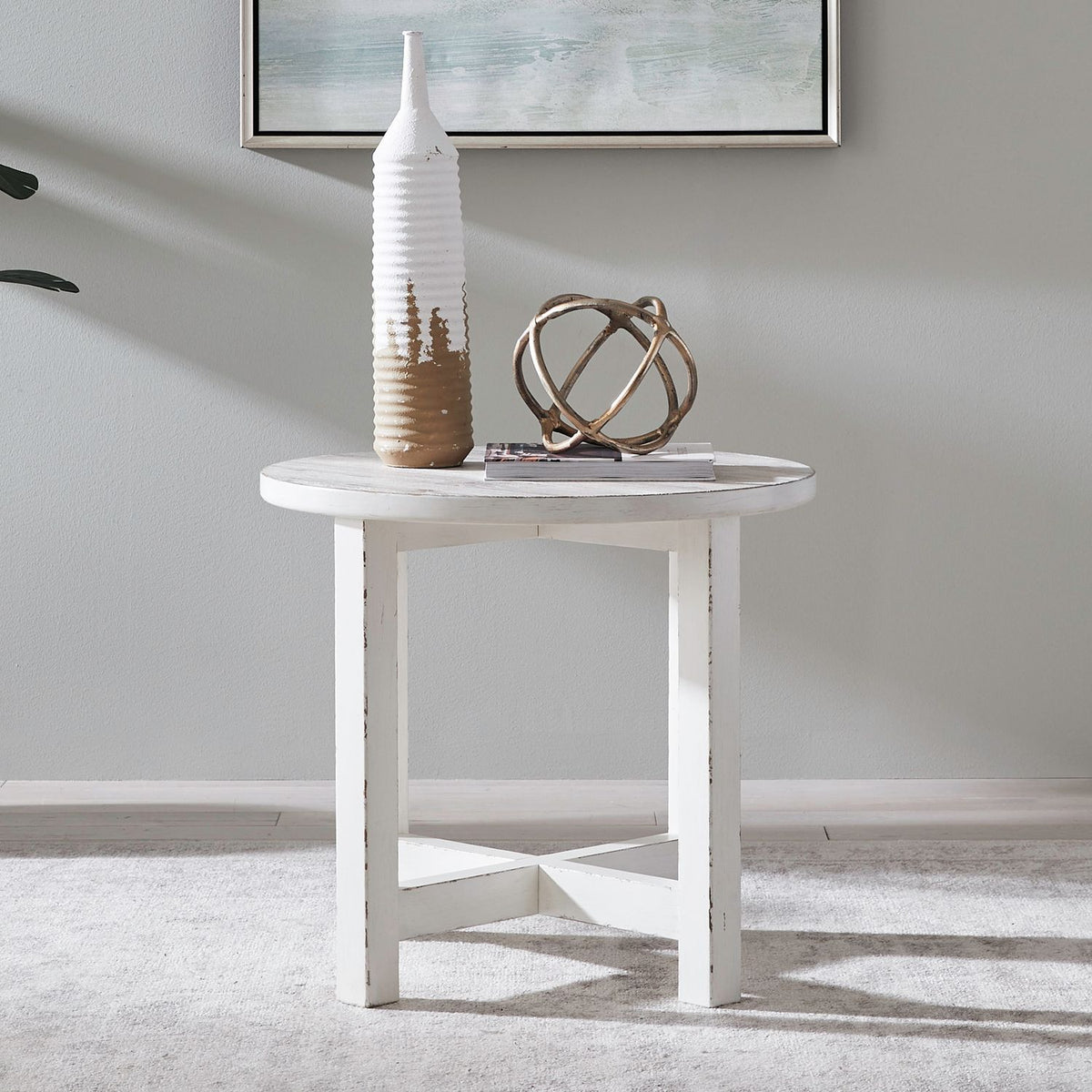 142-OT1021 - Round End Table - Liberty Furniture