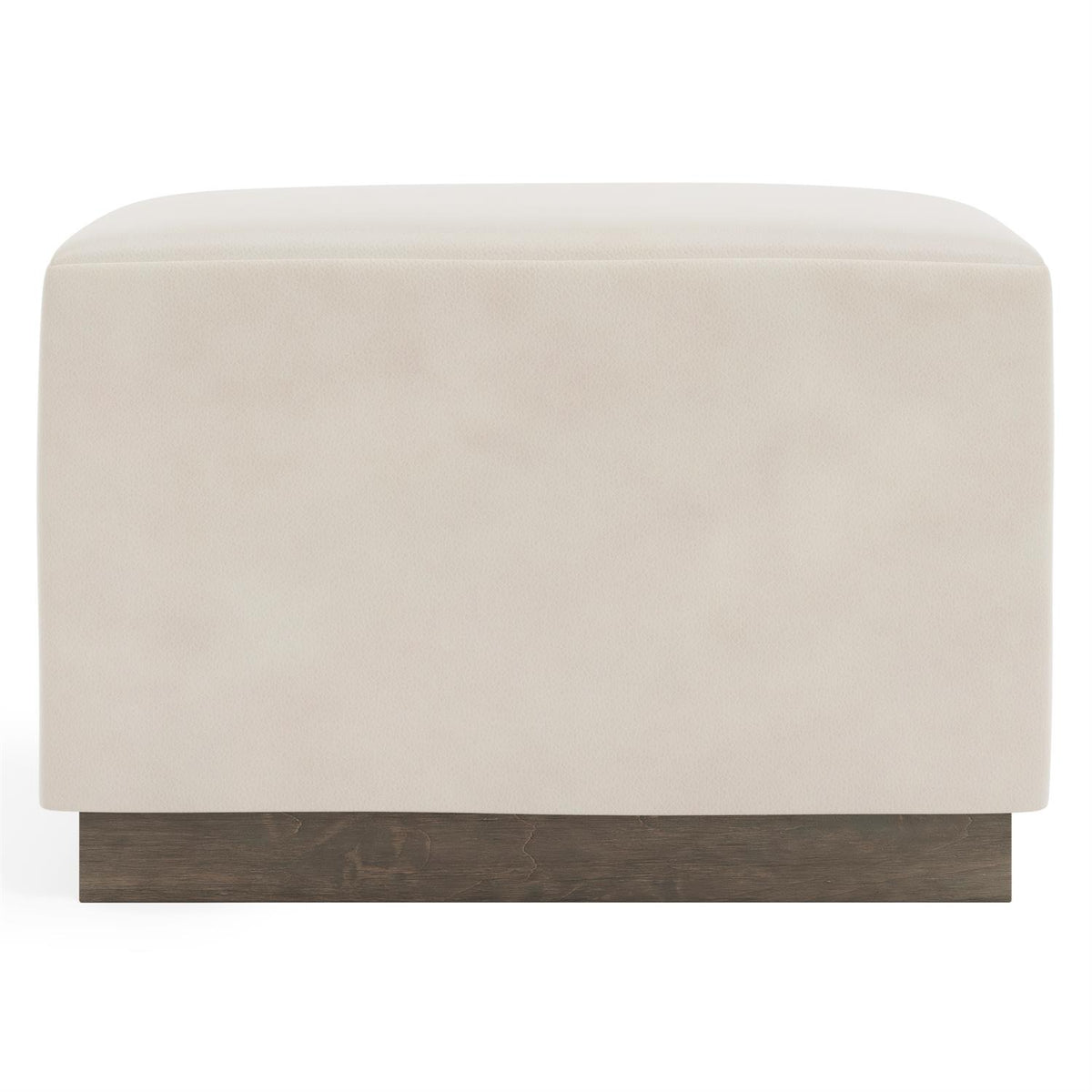 Merino Leather Ottoman