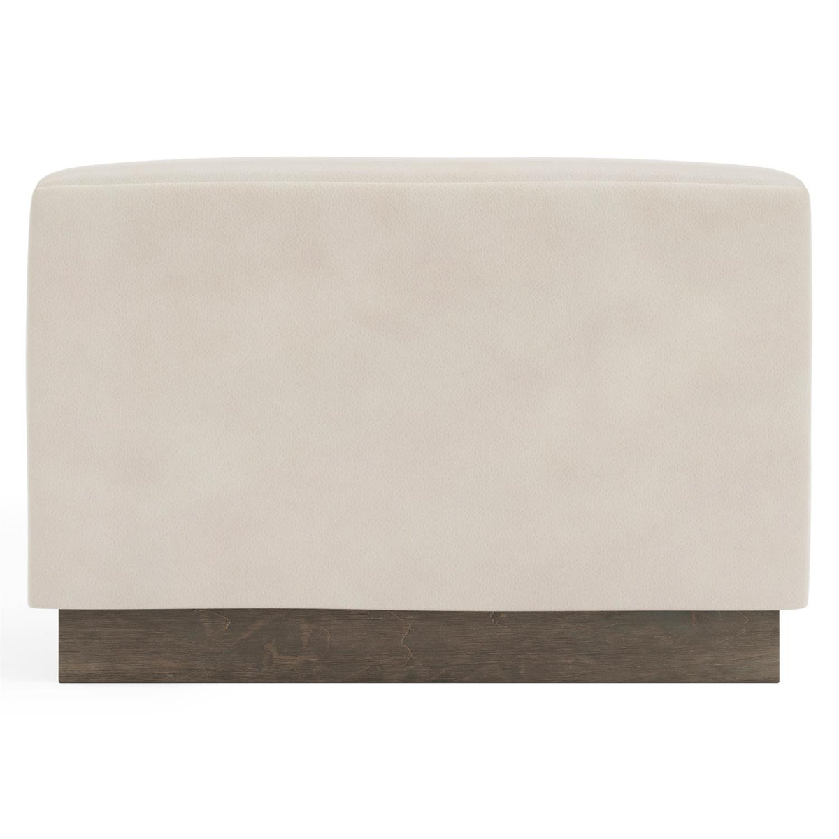 Merino Leather Ottoman