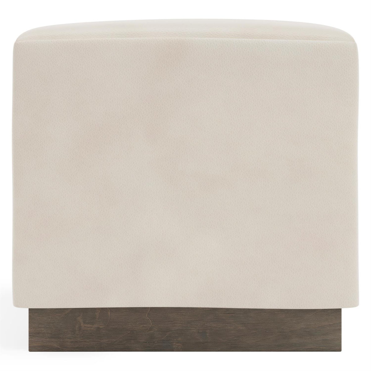 Merino Leather Ottoman