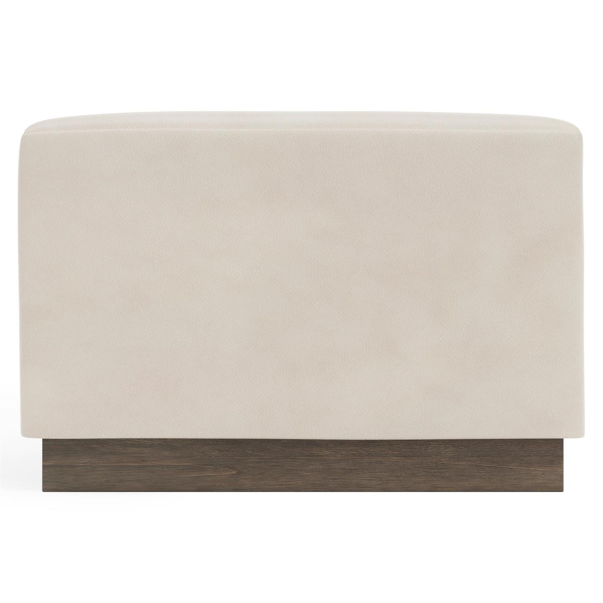 Merino Leather Ottoman