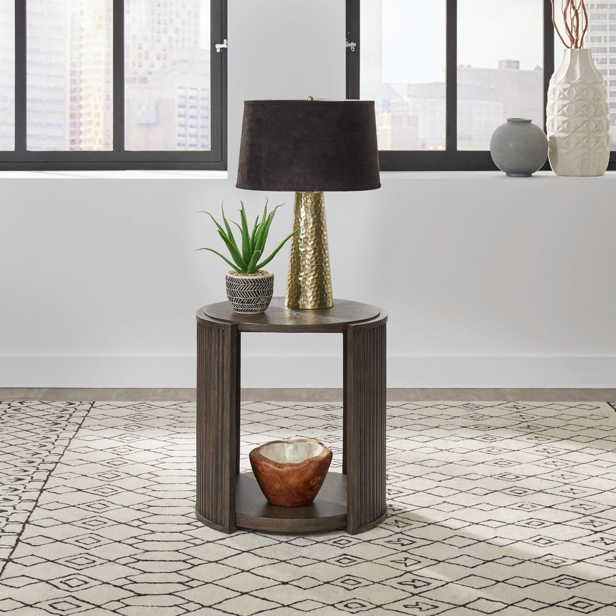 145-OT1020 - Round End Table - Liberty Furniture