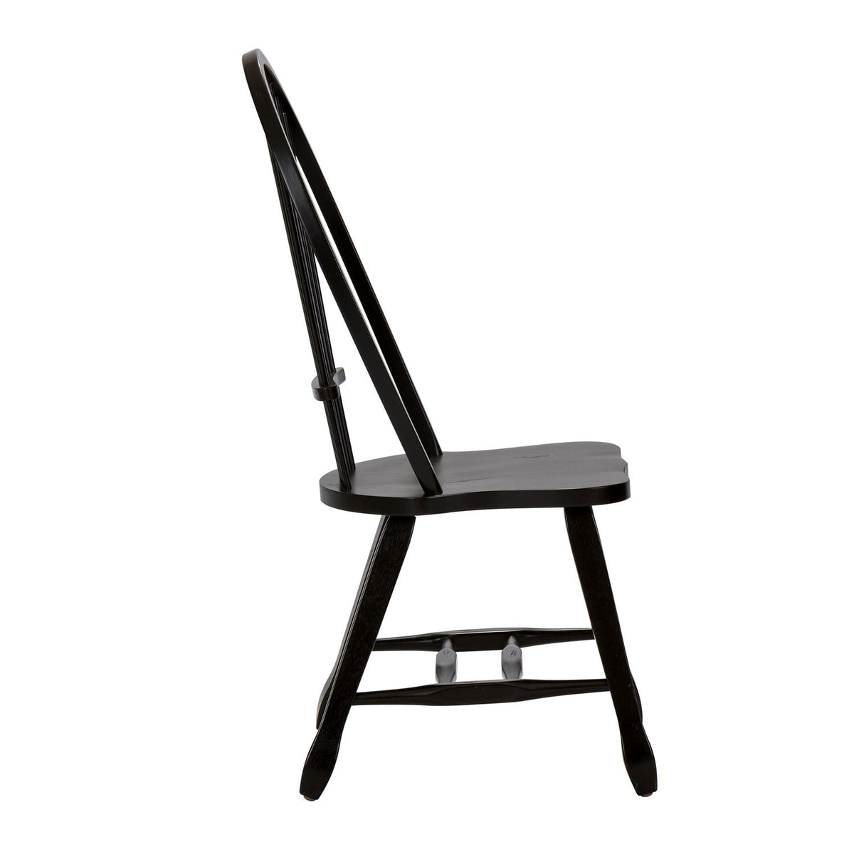 17-C4032 - Sheaf Back Side Chair - Black - Liberty Furniture