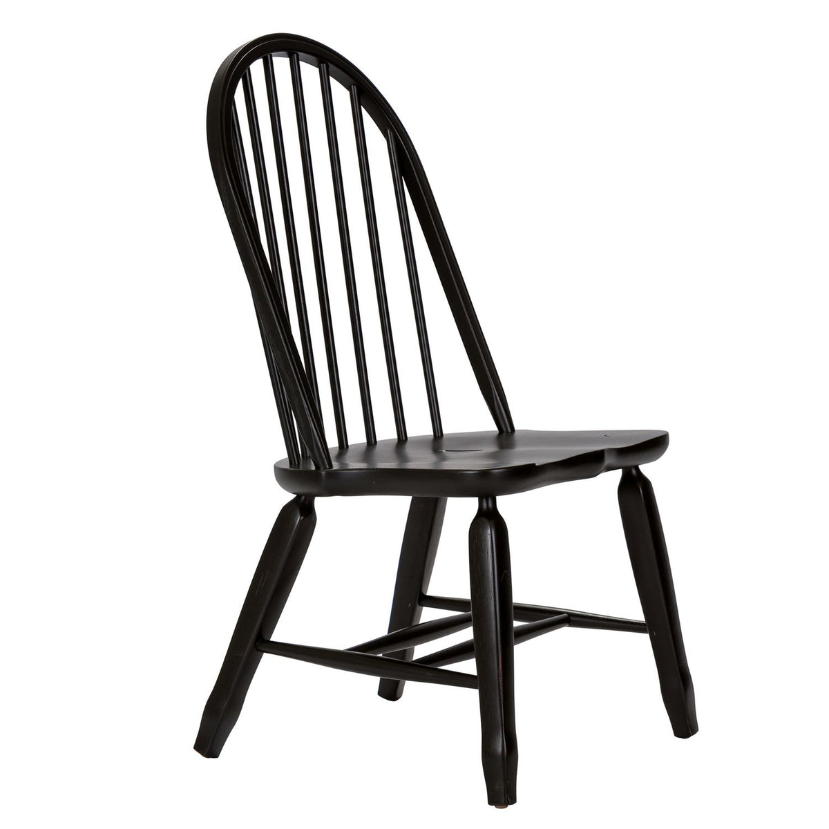 17-C4050 - Bow Back Side Chair - Black - Liberty Furniture