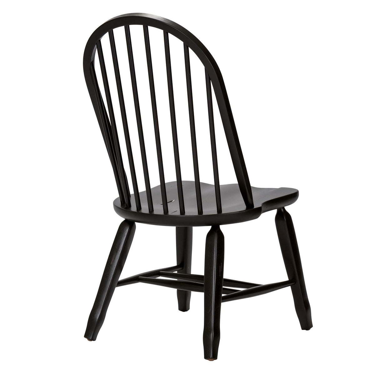 17-C4050 - Bow Back Side Chair - Black - Liberty Furniture