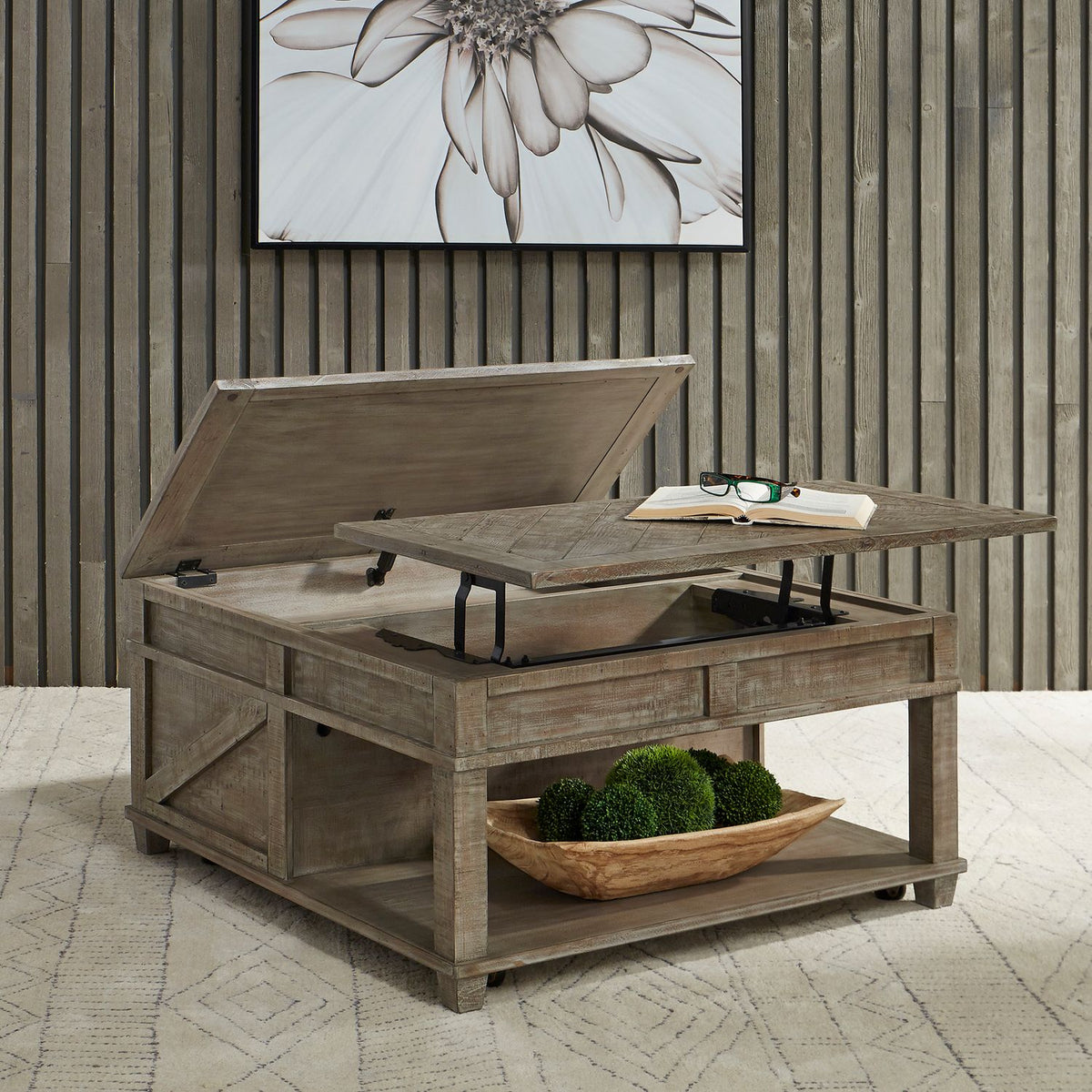 172-OT1010 - Square Lift Top Cocktail Table - Liberty Furniture