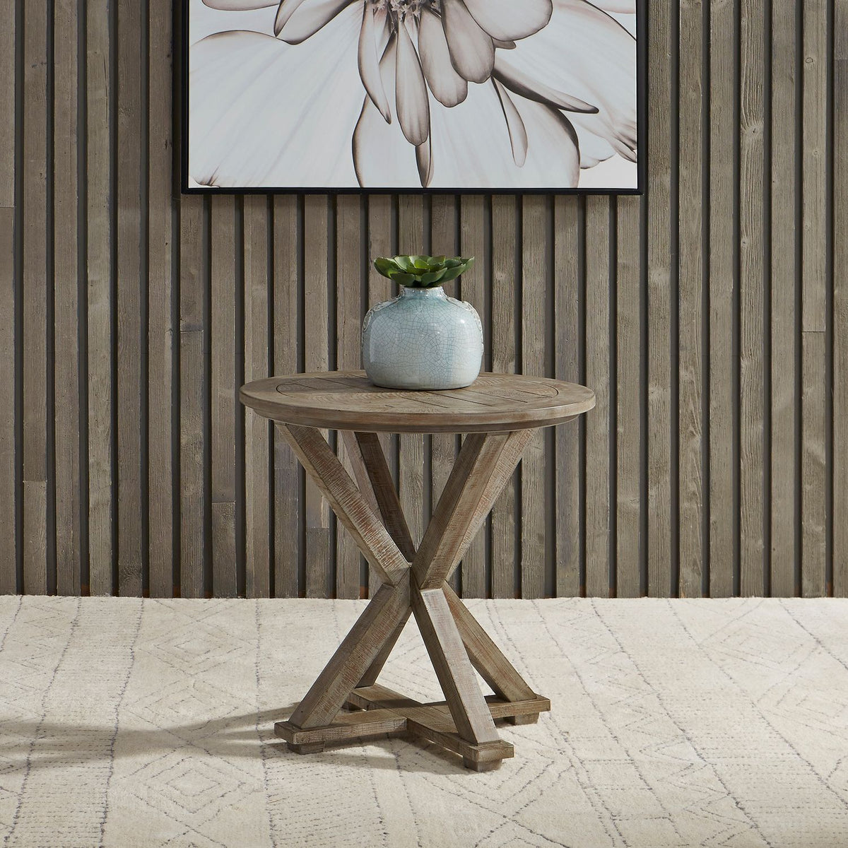 172-OT1021 - Round End Table - Liberty Furniture