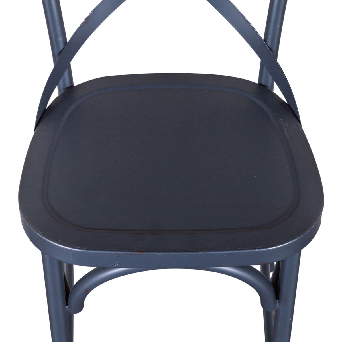 179-B300524-N - X Back Counter Chair- Navy - Liberty Furniture
