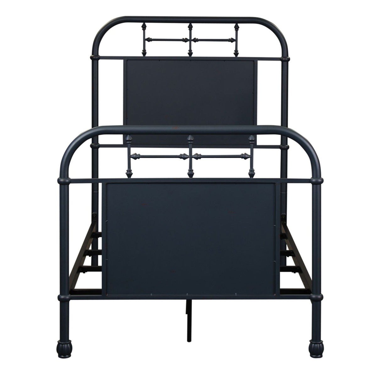 179-BR11HFR-N - Twin Metal Bed - Navy - Liberty Furniture