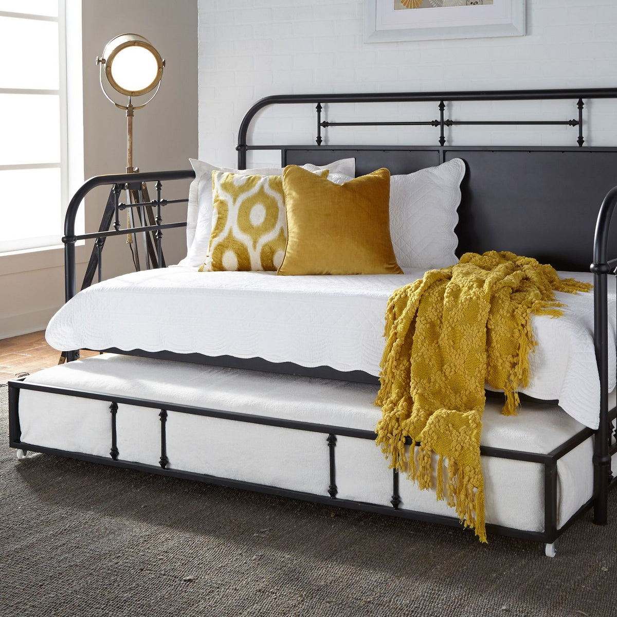 179-BR11T-B - Twin Metal Trundle - Black - Liberty Furniture