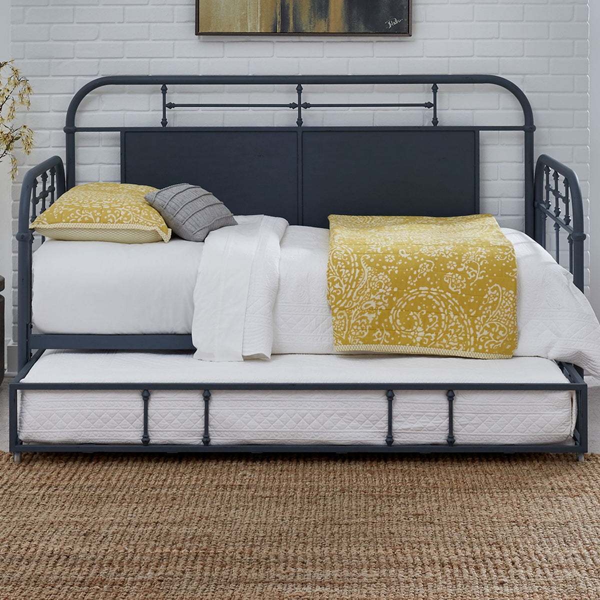 179-BR11T-N - Twin Metal Trundle - Navy - Liberty Furniture