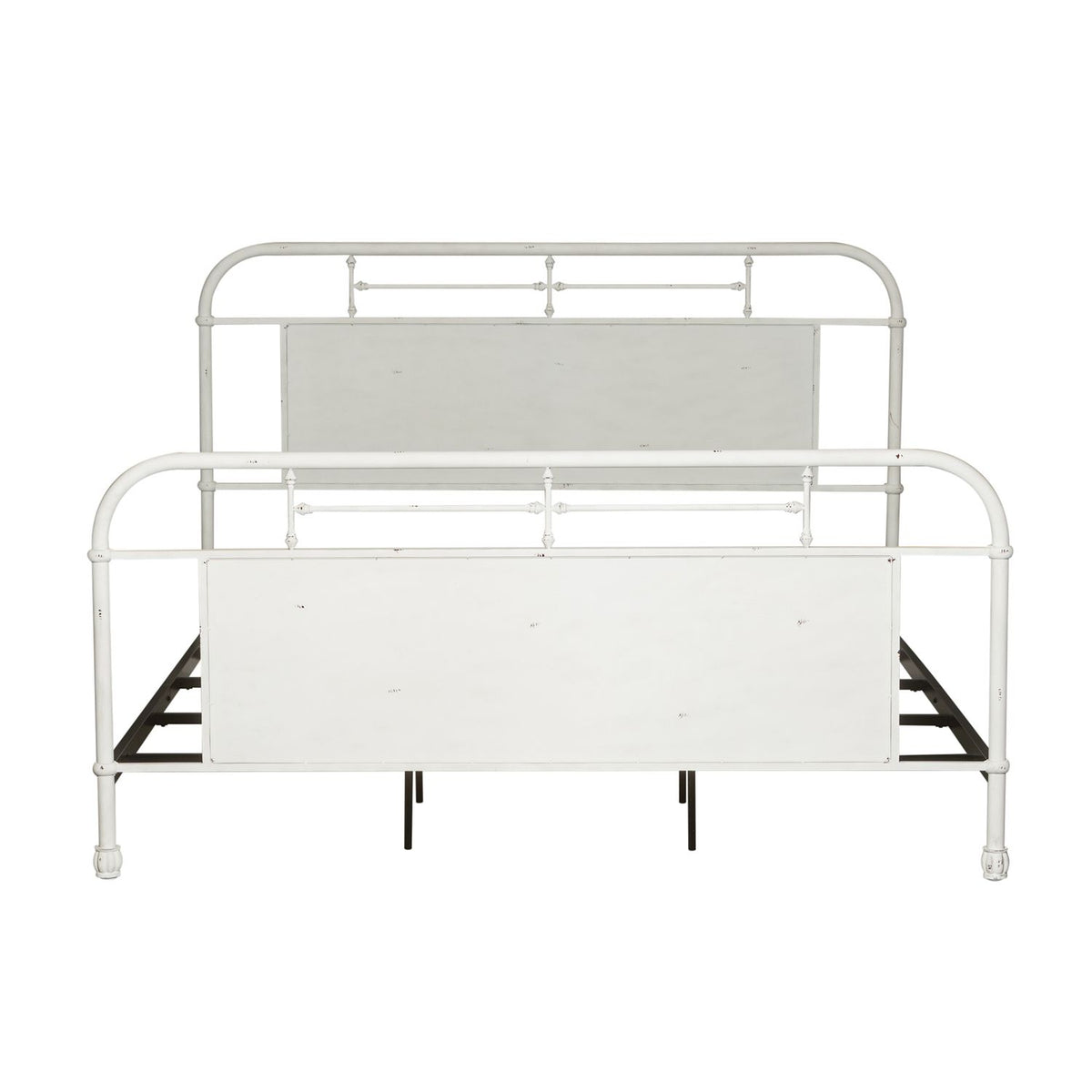 179-BR13HFR-AW - Queen Metal Bed - Antique White - Liberty Furniture