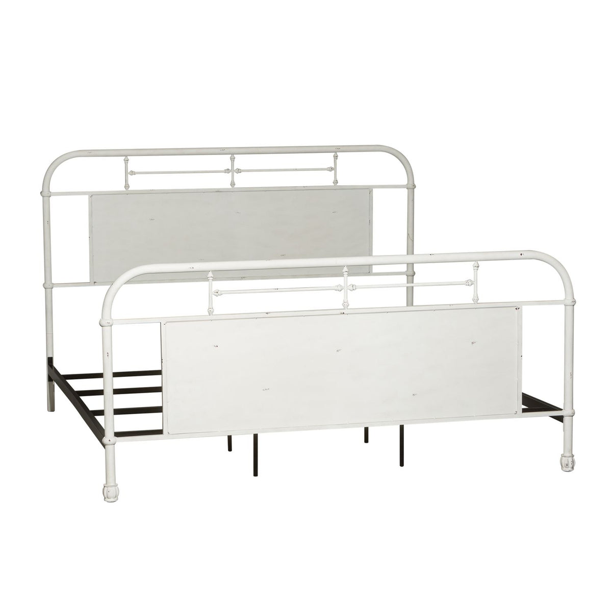 179-BR13HFR-AW - Queen Metal Bed - Antique White - Liberty Furniture
