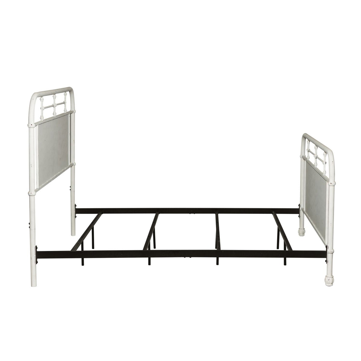 179-BR13HFR-AW - Queen Metal Bed - Antique White - Liberty Furniture