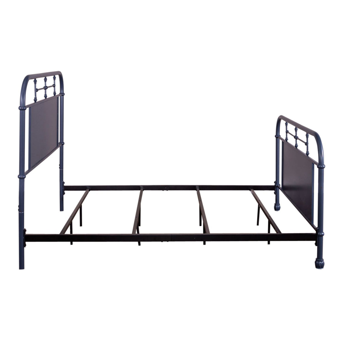 179-BR13HFR-N - Queen Metal Bed- Navy - Liberty Furniture