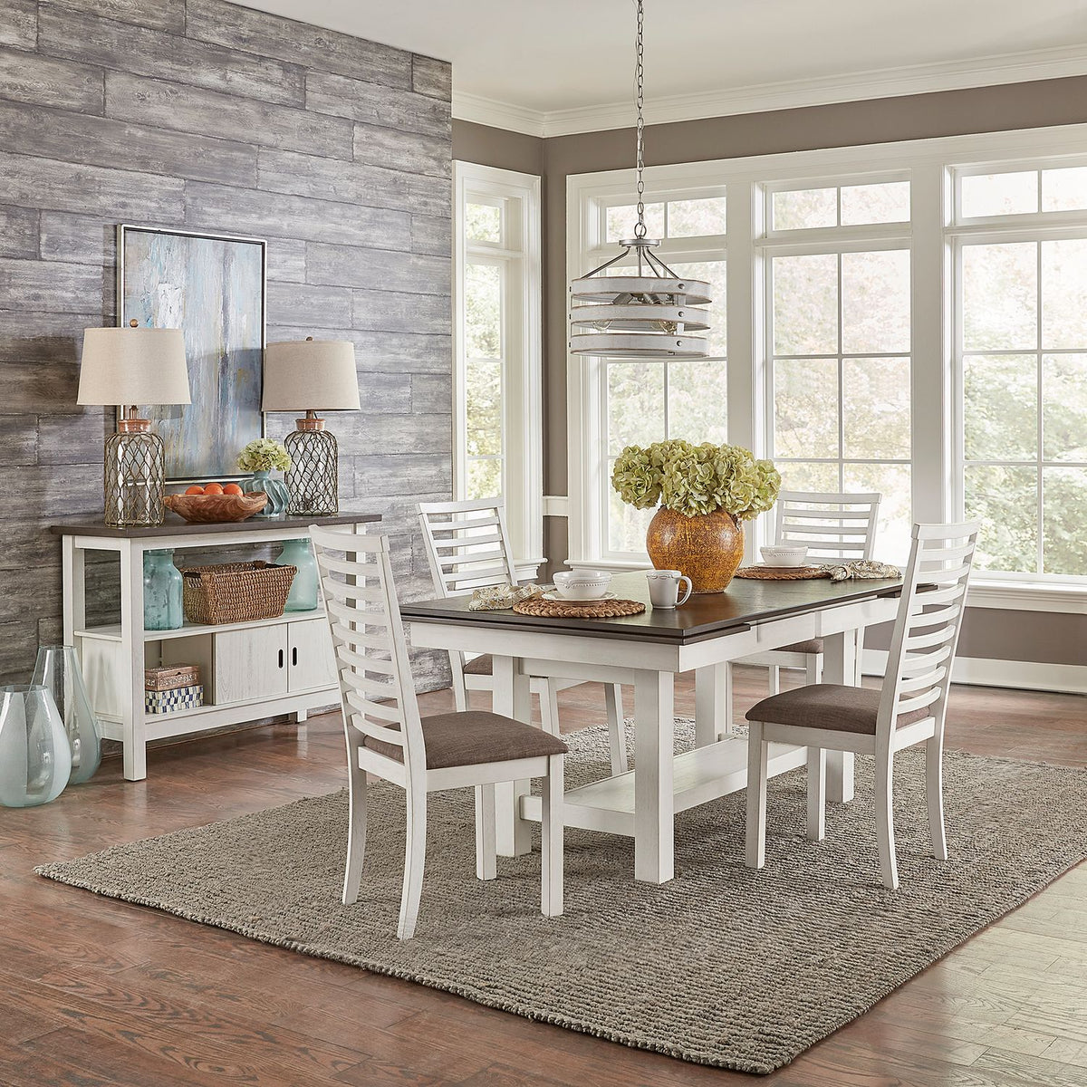 182-CD-5TRS - 5 Piece Trestle Table Set - Liberty Furniture