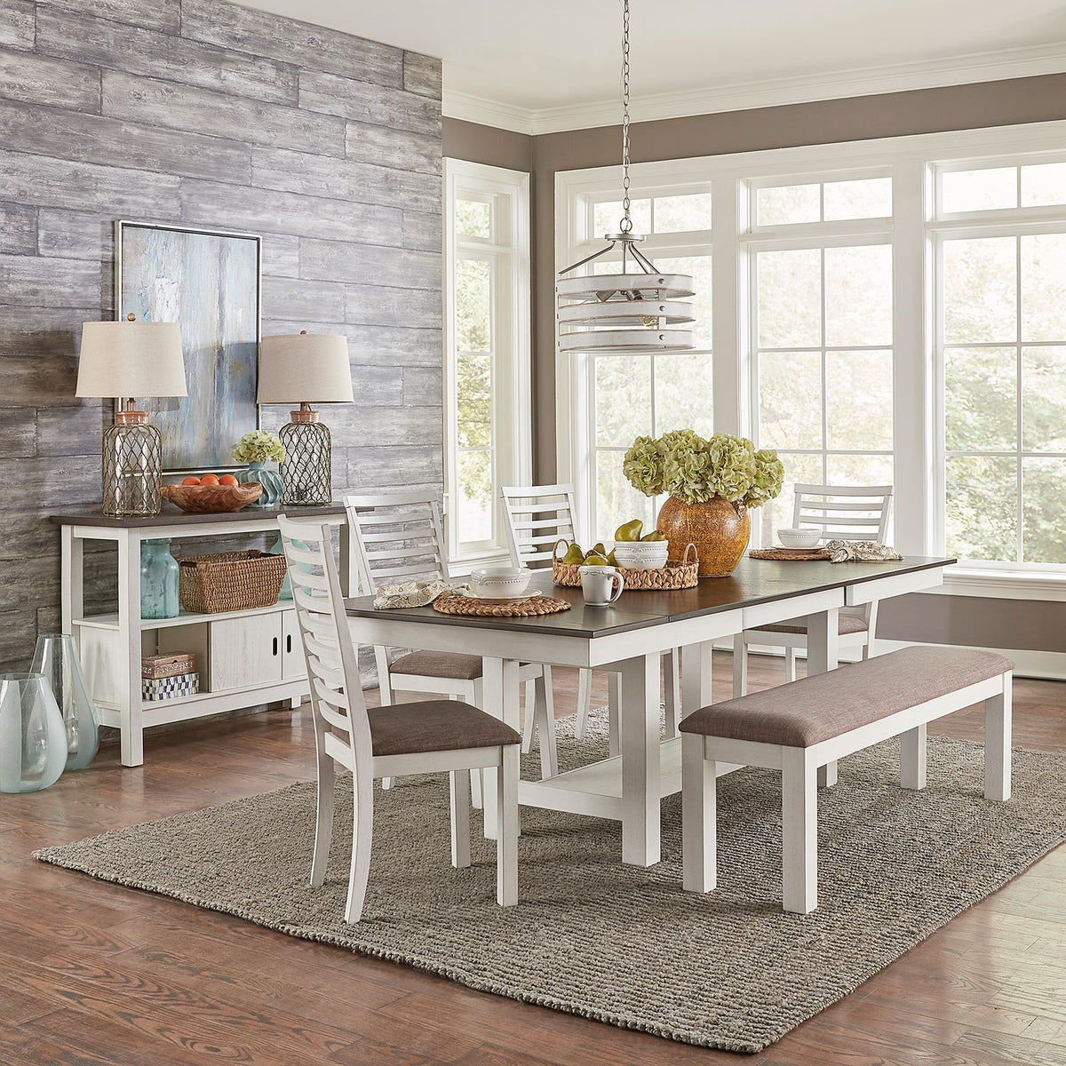 182-CD-6TRS - 6 Piece Trestle Table Set - Liberty Furniture
