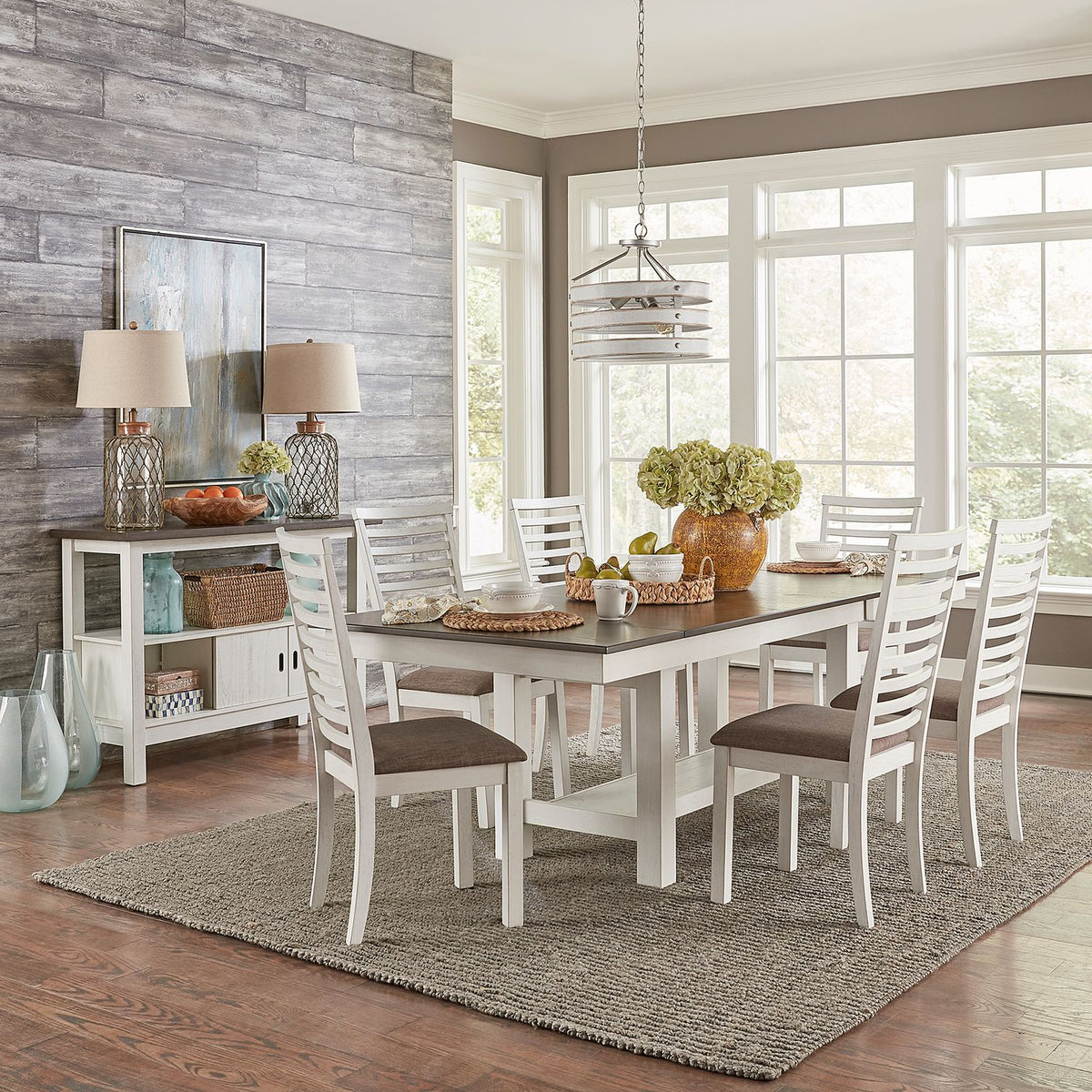 182-CD-7TRS - 7 Piece Trestle Table Set - Liberty Furniture