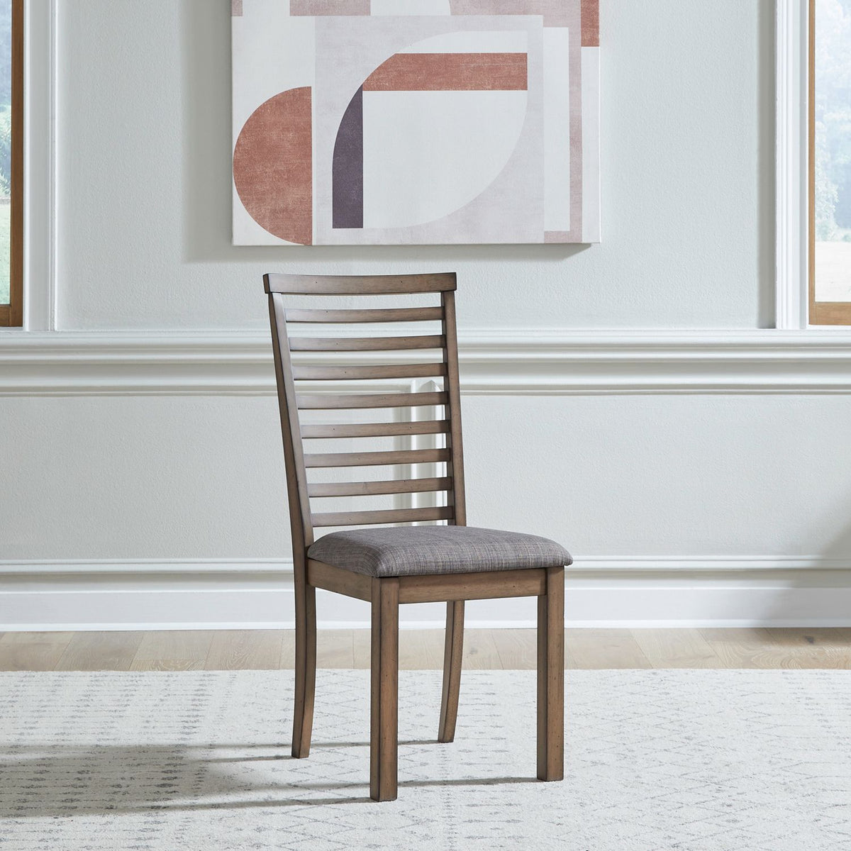 182WT-C2001S - Uph Ladder Back Side Chair (RTA) - Liberty Furniture