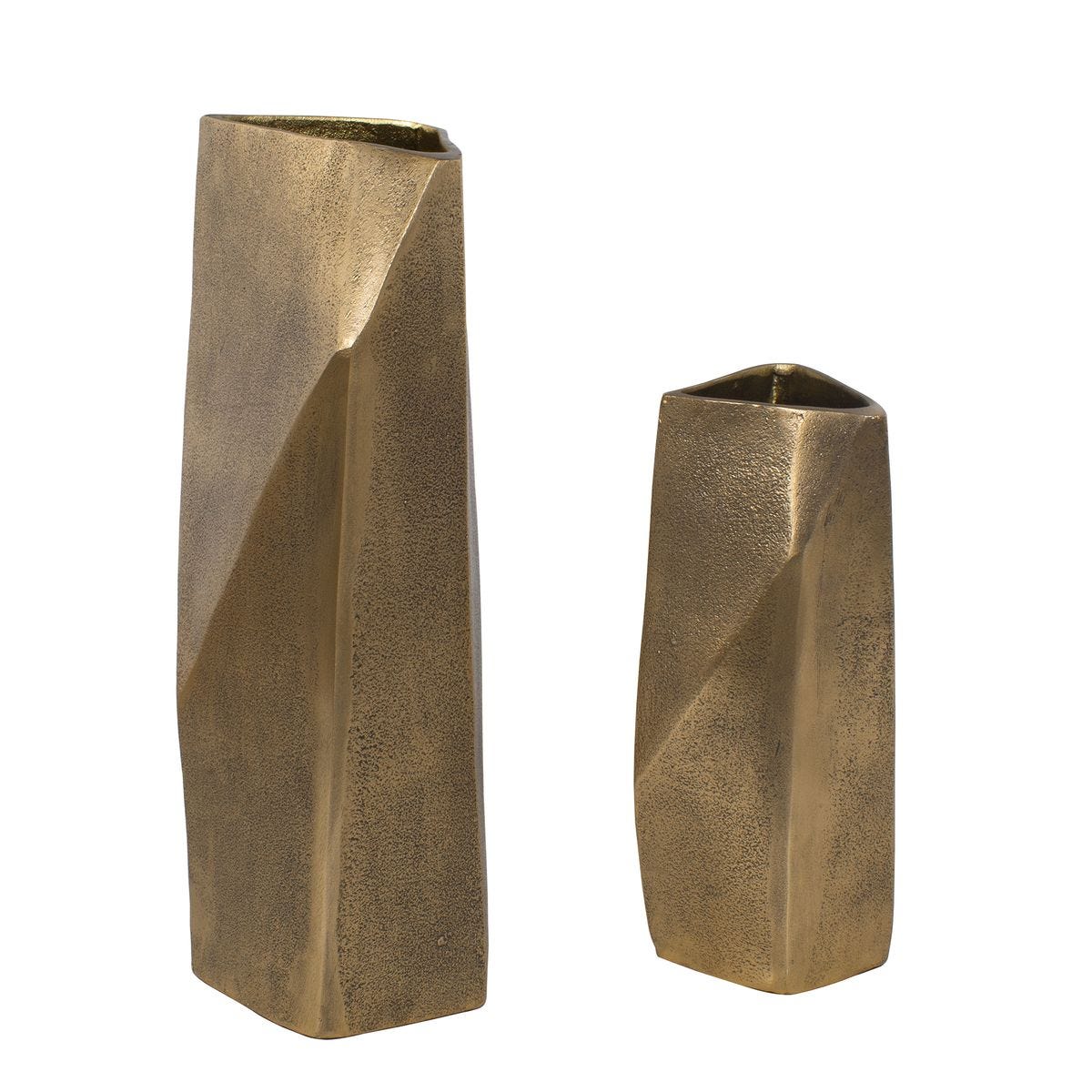 GeoForm Indoor-Outdoor Vases, S/2